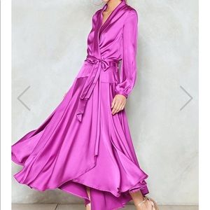 Steal the spotlight satin dress - Nasty Gal